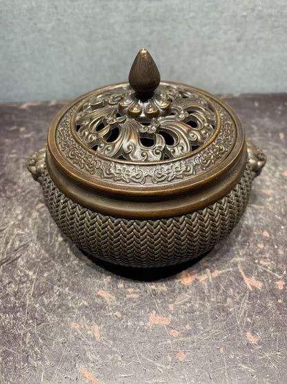 Antique Chinese Bronze Incense Burner, Exquisite & Collectible