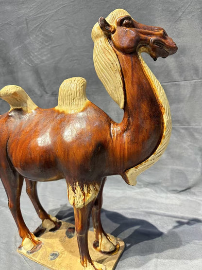 high-grade arts and crafts sculpture pottery painting  ornament camel colorful