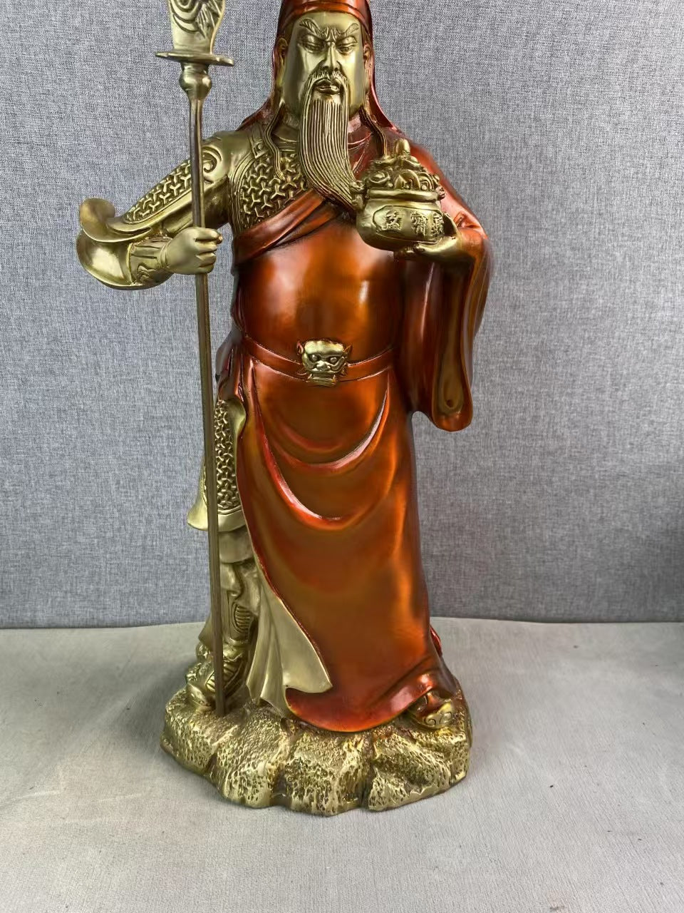 Antique - styled Guan Gong Statue, Exquisite Craft, Valuable Collectible